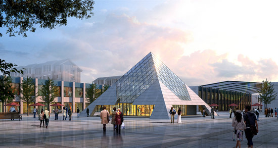 巴彦淖尔金字塔网架